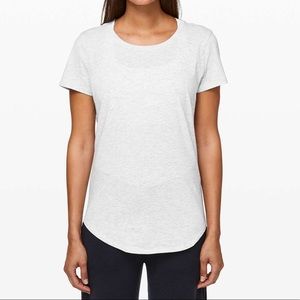 Lululemon Love Crew III Heathered Ultra Light Grey